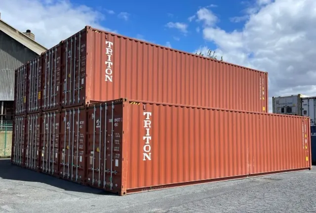Shipping container supplied by Maui Container Sales in Kahului, Maui