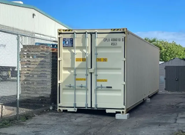 Shipping container supplied by Maui Container Sales in Kahului, Maui